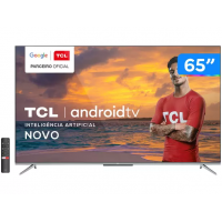 Smart TV 4K UHD LED 65” TCL 65P715 Android Wi-Fi - Bluetooth 3 HDMI 2 USB Smart TV 4K UHD LED 65” TCL 65P715 Android Wi-Fi - Bluetooth 3 HDMI 2 USB