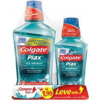 Enxaguante Bucal Colgate Plax Ice Infinity 500ml + 250ml Enxaguante Bucal Colgate Plax Ice Infinity 500ml + 250ml