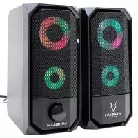 Caixa de Som Gamer Husky Storm Rainbow 6W USB - CX-HST-RA Caixa de Som Gamer Husky Storm Rainbow 6W USB - CX-HST-RA