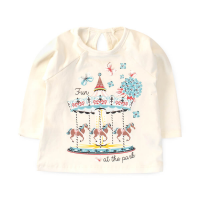 Blusa Manga Longa Bebê Carrossel Off White Dolomiti - Tam P Blusa Manga Longa Bebê Carrossel Off White Dolomiti - Tam P