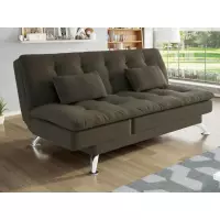 Sofá-Cama Linoforte Suede Reclinável Jade A2 Sofá-Cama Linoforte Suede Reclinável Jade A2