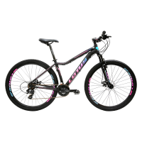Bicicleta Aro 29 Lotus Angel Câmbio Shimano 21 Marchas Preto E Rosa Bicicleta Aro 29 Lotus Angel Câmbio Shimano 21 Marchas Preto E Rosa