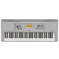 Teclado Arranjador Yamaha YPT-360 Cinza com 61 Teclas e 574 Timbres Teclado Arranjador Yamaha YPT-360 Cinza com 61 Teclas e 574 Timbres