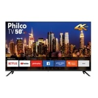 Smart TV LED 50” Philco PTV50G70SBL Ultra HD 4K Borda Infinita Áudio Dolby 4 HDMI 2 USB Netflix e Aplicativos nas Lo Smart TV LED 50” Philco PTV50G70SBL Ultra HD 4K Borda Infinita Áudio Dolby 4 HDMI 2 USB Netflix e Aplicativos nas Lo