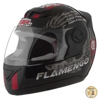 Capacete Liberty Evolution G4 Flamengo Pro Tork Capacete Liberty Evolution G4 Flamengo Pro Tork