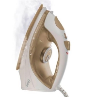 Ferro a Vapor Oster 5907 com Antiaderente - Dourado e Branco - Ferro a Vapor Ferro a Vapor Oster 5907 com Antiaderente - Dourado e Branco - Ferro a Vapor