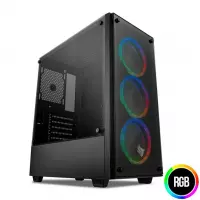 Gabinete Gamer Pichau Kazan Lateral/Frontal de Vidro PGKZ-01 RGB Gabinete Gamer Pichau Kazan Lateral/Frontal de Vidro PGKZ-01 RGB
