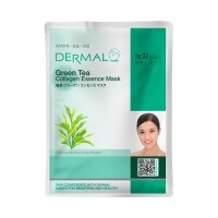 Máscara de Tratamento Facial Dermal Colágeno com Extrato de Chá Verde Máscara de Tratamento Facial Dermal Colágeno com Extrato de Chá Verde