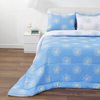 Enxoval Cama Queen Margaridão 7 Peças 100% Algodão - Casa & Conforto Enxoval Cama Queen Margaridão 7 Peças 100% Algodão - Casa & Conforto