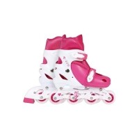 Patins Roller Infantil Ajustável 34 Ao 37 Rosa 40600123 Mor Patins Roller Infantil Ajustável 34 Ao 37 Rosa 40600123 Mor