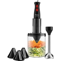 Mixer Maxxfit Spiralizer PMX07V 1,4 Litros 2 Velocidades 350W - Philco Mixer Maxxfit Spiralizer PMX07V 1,4 Litros 2 Velocidades 350W - Philco