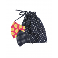 Kit 2 Máscaras Infantis de Proteção RCHLO Limão Siciliano - Vermelho Kit 2 Máscaras Infantis de Proteção RCHLO Limão Siciliano - Vermelho