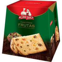 2 unidades - Panettone de frutas 400g Casa Suíça - Coffee Break 2 unidades - Panettone de frutas 400g Casa Suíça - Coffee Break