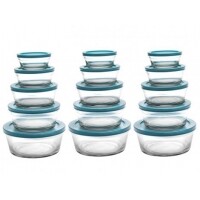 Conjunto de Tigelas de Vidro 15 Peças Casambiente JGTI023/03 Conjunto de Tigelas de Vidro 15 Peças Casambiente JGTI023/03