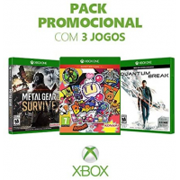 Box Games - Metal Gear Survive + Super Bomberman R + Quantum Break - Xbox One Box Games - Metal Gear Survive + Super Bomberman R + Quantum Break - Xbox One