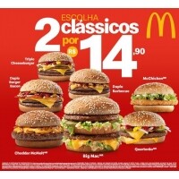 2 Clássicos do MC Donalds por 2 Clássicos do MC Donalds por