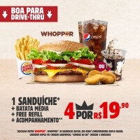 1 Supercombo - Burguer King 1 Supercombo - Burguer King