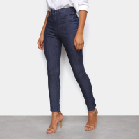 Calça Jeans Skinny Ecxo Lisa Feminina - Azul Calça Jeans Skinny Ecxo Lisa Feminina - Azul
