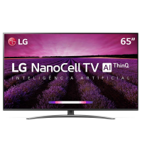 Smart TV LED 65´ LG UHD 4K NanoCell Conversor Digital 4 HDMI 3 USB Wi-Fi ThinQ AI HDR - 65SM8100 Smart TV LED 65´ LG UHD 4K NanoCell Conversor Digital 4 HDMI 3 USB Wi-Fi ThinQ AI HDR - 65SM8100