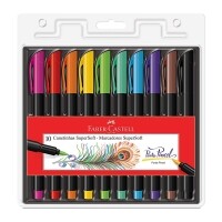 Faber-Castell Hidrografica Supersoft Brush 10 Cores Multicor Faber-Castell Hidrografica Supersoft Brush 10 Cores Multicor
