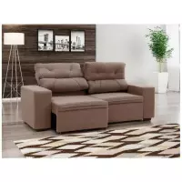 Sofá Retrátil e Reclinável 3 Lugares Suede - Phormatta Evolution SMP Sofá Retrátil e Reclinável 3 Lugares Suede - Phormatta Evolution SMP