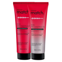 Combo Match SOS Reconstrução: Shampoo + Condicionador Combo Match SOS Reconstrução: Shampoo + Condicionador