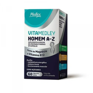 Suplemento Alimentar VitaMedley Homem 60 Cápsulas Suplemento Alimentar VitaMedley Homem 60 Cápsulas