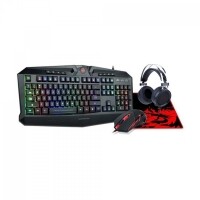 Combo Gaming Essentials 4 em 1 S112 Teclado, Mouse, Mousepad e Headset, Redragon S112 Combo Gaming Essentials 4 em 1 S112 Teclado, Mouse, Mousepad e Headset, Redragon S112