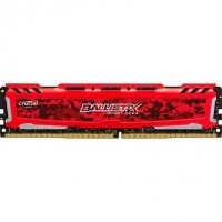 Memória RAM Crucial Ballistix Sport LT 8GB 2666MHz DDR4 CL16 Vermelho - BLS8G4D26BFSEK Memória RAM Crucial Ballistix Sport LT 8GB 2666MHz DDR4 CL16 Vermelho - BLS8G4D26BFSEK