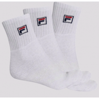 Kit Meia Fila Classic 3 Pares Branca Kit Meia Fila Classic 3 Pares Branca