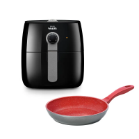 Fritadeira Elétrica Turbofryer Philips Walita + Panela Sauté Grand 24cm Polishop Fritadeira Elétrica Turbofryer Philips Walita + Panela Sauté Grand 24cm Polishop