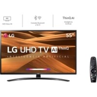 Smart TV LED 55 LG 55UM7470 Ultra HD 4K Thinq Ai Conversor Digital Integrado 3 HDMI 2 USB Wi-Fi Smart TV LED 55 LG 55UM7470 Ultra HD 4K Thinq Ai Conversor Digital Integrado 3 HDMI 2 USB Wi-Fi