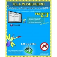 Tela Mosquiteiro Com Velcro Protej Cinza Tela Mosquiteiro Com Velcro Protej Cinza
