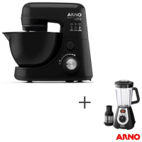 Batedeira Planetaria Arno Deluxe com 08 Velocidades 110V + Liquidificador ClicLav com 5 Velocidades Arno 110V Batedeira Planetaria Arno Deluxe com 08 Velocidades 110V + Liquidificador ClicLav com 5 Velocidades Arno 110V