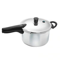 Panela de Pressão Nigro Press em Alumínio Polida - 4,5L Panela de Pressão Nigro Press em Alumínio Polida - 4,5L