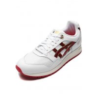 Tênis Asics Gelsaga Branco/Vermelho Tênis Asics Gelsaga Branco/Vermelho