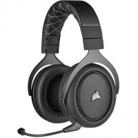 Headset Gamer Corsair HS70 PRO Wireless 7.1 Carbon Preto - CA-9011211 Headset Gamer Corsair HS70 PRO Wireless 7.1 Carbon Preto - CA-9011211