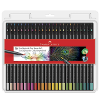 Lápis de Cor EcoLápis Supersoft 50 Cores Faber-Castell Lápis de Cor EcoLápis Supersoft 50 Cores Faber-Castell
