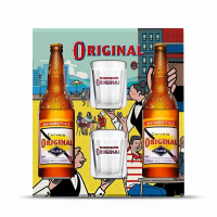 Kit Original 2 Garrafas 600ml + 2 Copos 190ml Kit Original 2 Garrafas 600ml + 2 Copos 190ml