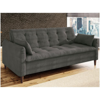 Sofá-cama Suede Reclinável Linoforte - Estela A2 Sofá-cama Suede Reclinável Linoforte - Estela A2