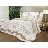 Jogo de Cama Solteiro 150 fios Lavinia Rosa Dui Design Jogo de Cama Solteiro 150 fios Lavinia Rosa Dui Design