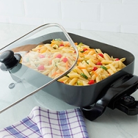 Panela Elétrica Retangular com Revestimento Cerâmico Fun Kitchen Panela Elétrica Retangular com Revestimento Cerâmico Fun Kitchen