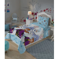 Jogo de Cama Infantil 2 Peças Frozen Lepper Jogo de Cama Infantil 2 Peças Frozen Lepper