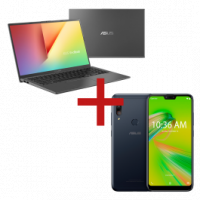 Notebook VivoBook 15 X512FA-BR566T Cinza Escuro + Zenfone Max Shot 3GB/32GB Preto Notebook VivoBook 15 X512FA-BR566T Cinza Escuro + Zenfone Max Shot 3GB/32GB Preto