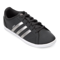 Tênis Adidas Coneo Qt Feminino - Chumbo e Prata Tênis Adidas Coneo Qt Feminino - Chumbo e Prata