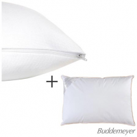 Protetor de Travesseiro Maison Branco - Buddemeyer + Travesseiro Toque de Pluma Branco - Buddemeyer Protetor de Travesseiro Maison Branco - Buddemeyer + Travesseiro Toque de Pluma Branco - Buddemeyer