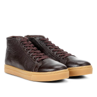 Tênis Couro Cano Médio Walkabout New Box Masculino Tênis Couro Cano Médio Walkabout New Box Masculino