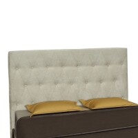 Cabeceira para Cama de Casal em Madeira Alfa Bege Matrix Cabeceira para Cama de Casal em Madeira Alfa Bege Matrix