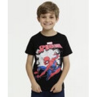 Camiseta Infantil Homem Aranha Manga Curta Marvel Camiseta Infantil Homem Aranha Manga Curta Marvel