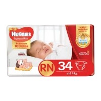 Fralda Huggies Supreme Care Mega RN - 34 Unidades Fralda Huggies Supreme Care Mega RN - 34 Unidades